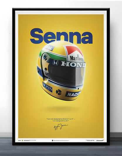 Ayrton Senna - Canvas Print