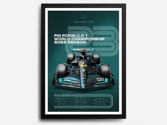 Mercedes AMG Team - Canvas Print