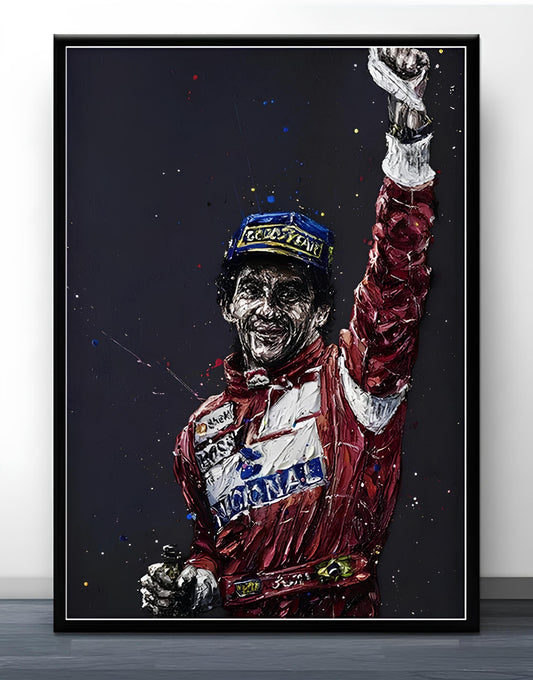 Ayrton Senna - Canvas Print