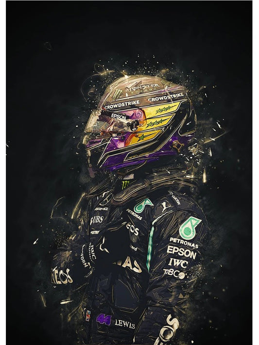 Lewis Hamilton - Canvas Print