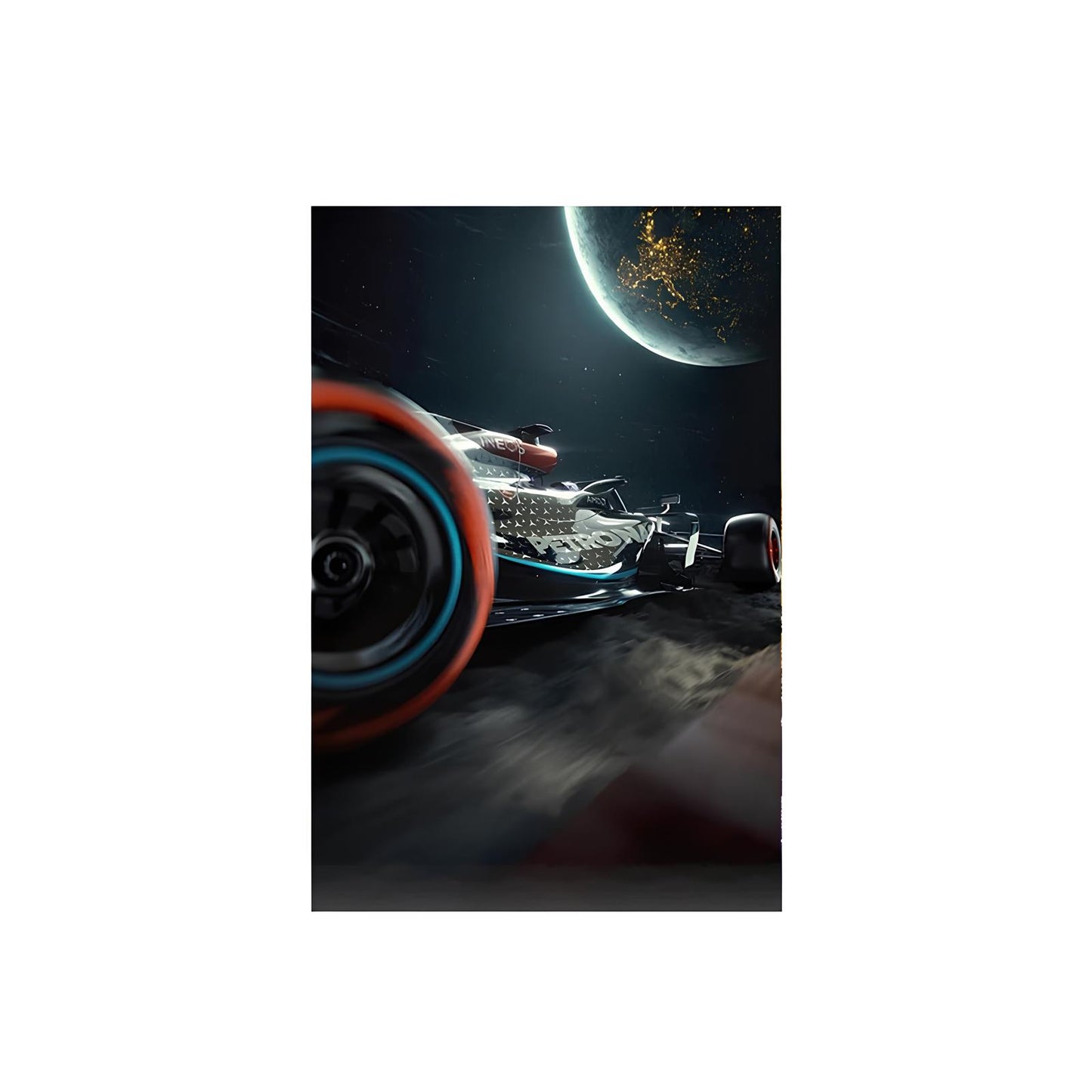 Lewis Hamilton - Canvas Print