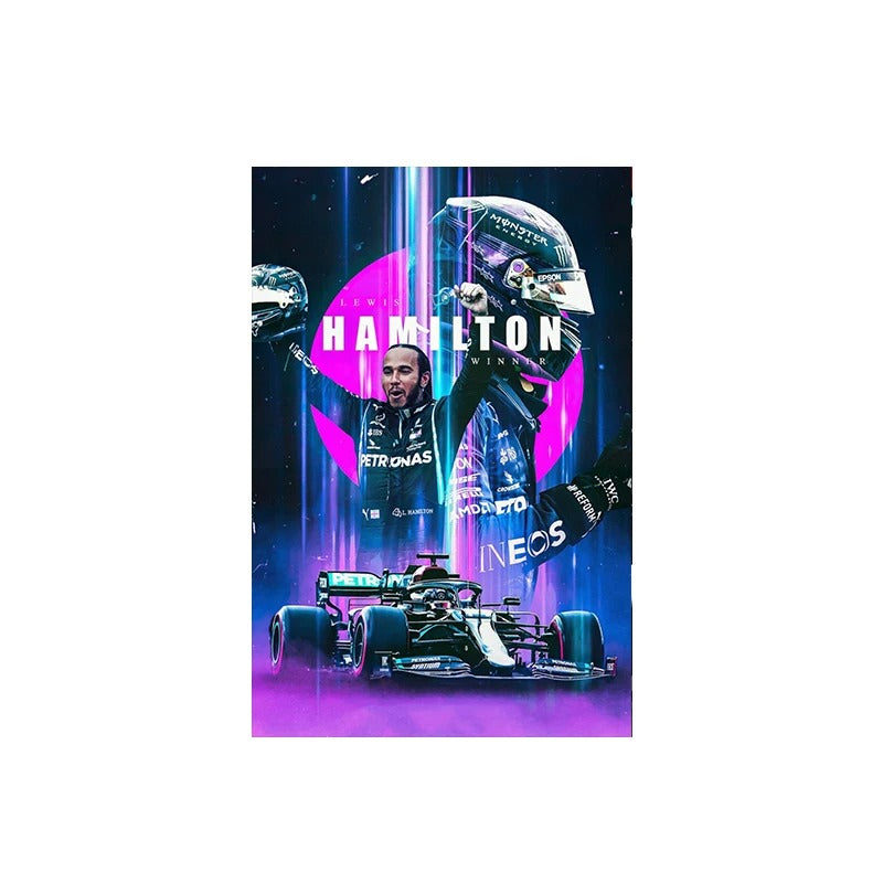 Lewis Hamilton - Canvas Print