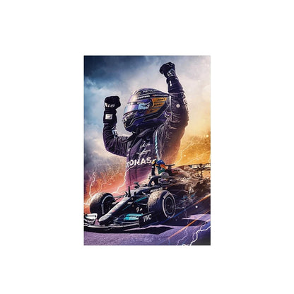 Lewis Hamilton - Canvas Print